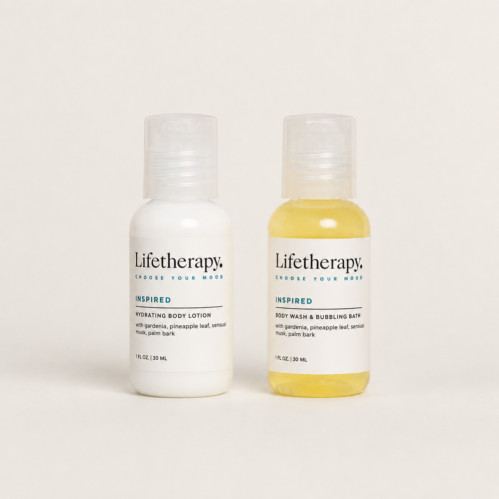 Lifetherapy Inspired Mini Body Lotion and Wash