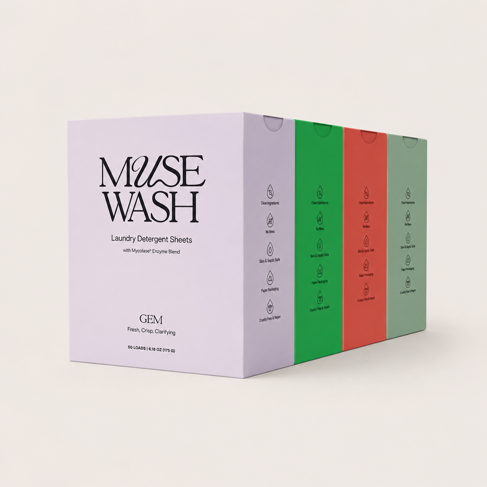 MUSEWASH: Laundry Detergent Sheets Sample Set