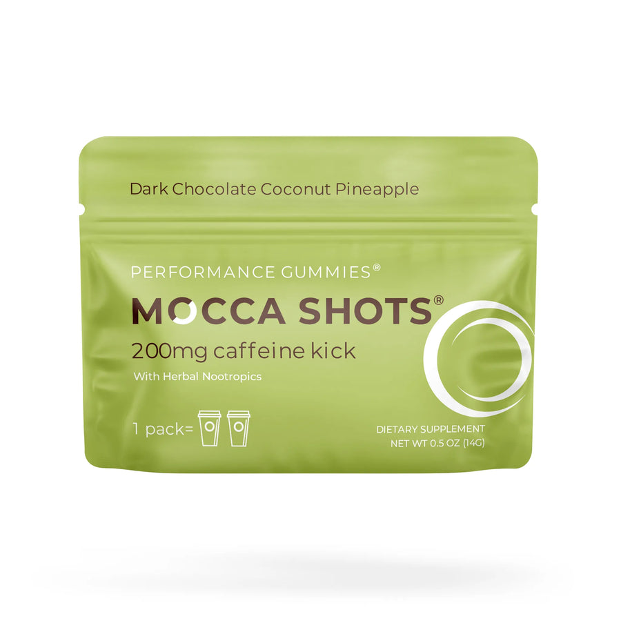 Seattle Gummy Company Mocca Shots High Energy Gummies with Caffeine | 1-Pack