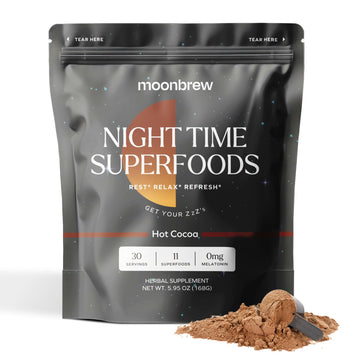 MoonBrew Night Time Superfoods Hot Cocoa