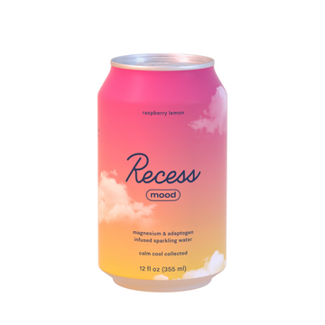 Oasis Snacks - Recess MOOD Sparkling Water - Raspberry Lemon