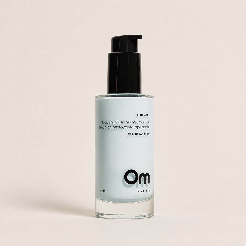 Om Organics Skincare:  Blue Azul Soothing Cleansing Emulsion