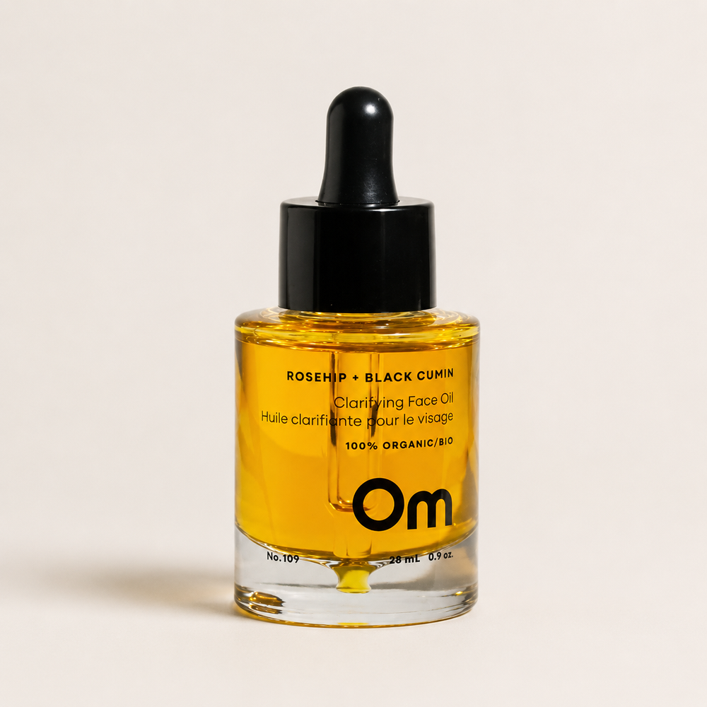Om Organics Skincare: Mini Rosehip + Black Cumin Clarifying Face Oil
