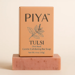 Piya Tulsi Holy Basil Genle Exfoliating Bar Soap
