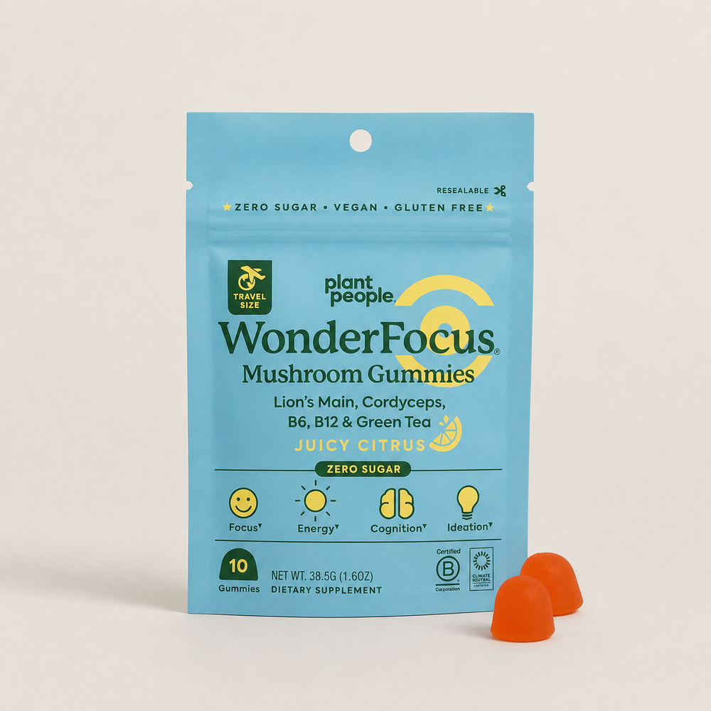 Plant People WonderFocus - Super Mushroom gummies
