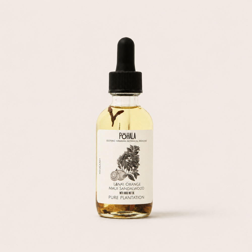 Pohala Pure Plantation: Maui Sandalwood, Lana’i Orange & ‘Iliahi Sandalwood Body Oil