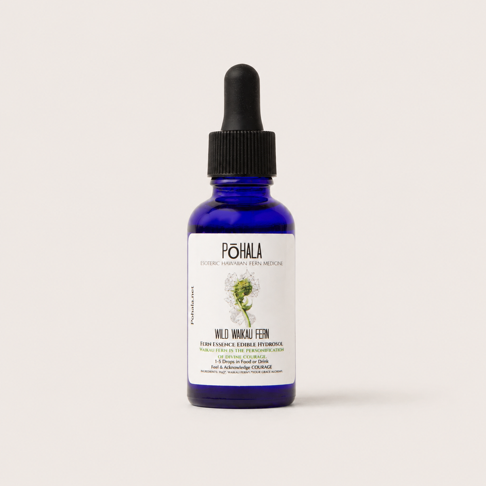 Pohala: Waikau Fern Edible Hydrosol for Courage