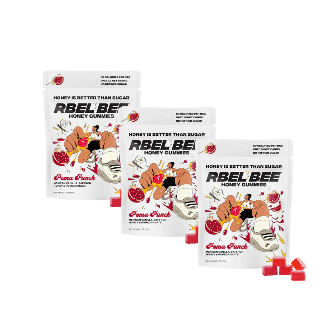 Rbel Bee Honey Gummies - Poma Punch Packs