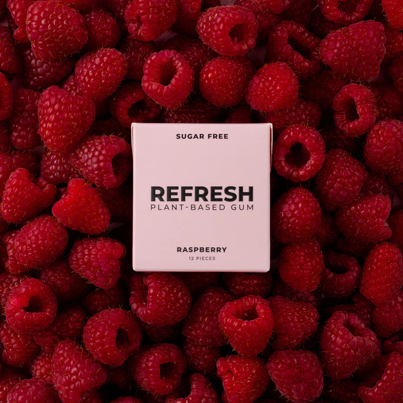 Refresh: Plant-Based Gum - Raspeberry