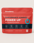 Seattle Gummy Company Pre Workout Gummies & Energy Supplements Power Up Strawberry