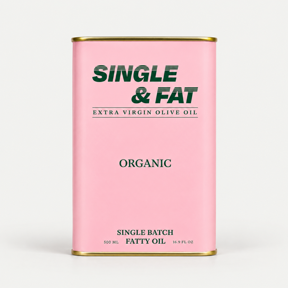 Single & Fat: Organic Extra Virgin Olive Oil 16.9 oz