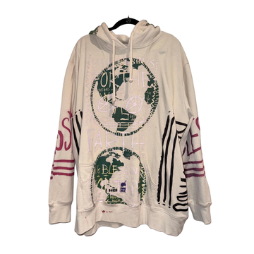 Snow Milk Hoodies: Big Blessings for the Earth Beige (3XL)