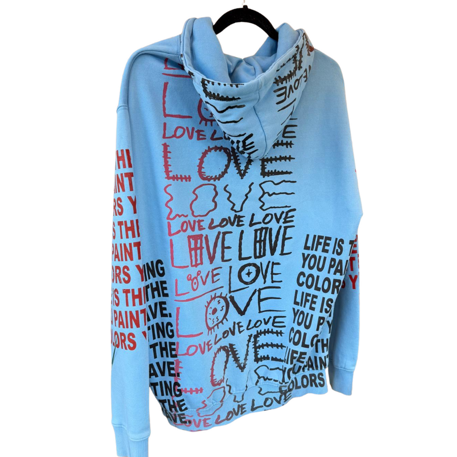 Snow Milk Hoodies: Love, Love Love (XL)