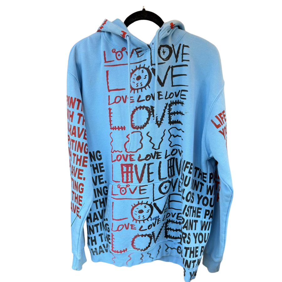 Snow Milk Hoodies: Love, Love Love (XL)