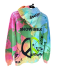 Snow Milk Hoodies: Smile Tie Dye (L)