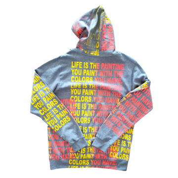 Snow Milk Hoodies: Life is The Painting (L)