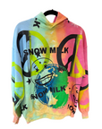 Snow Milk Hoodies: Smile Tie Dye (L)
