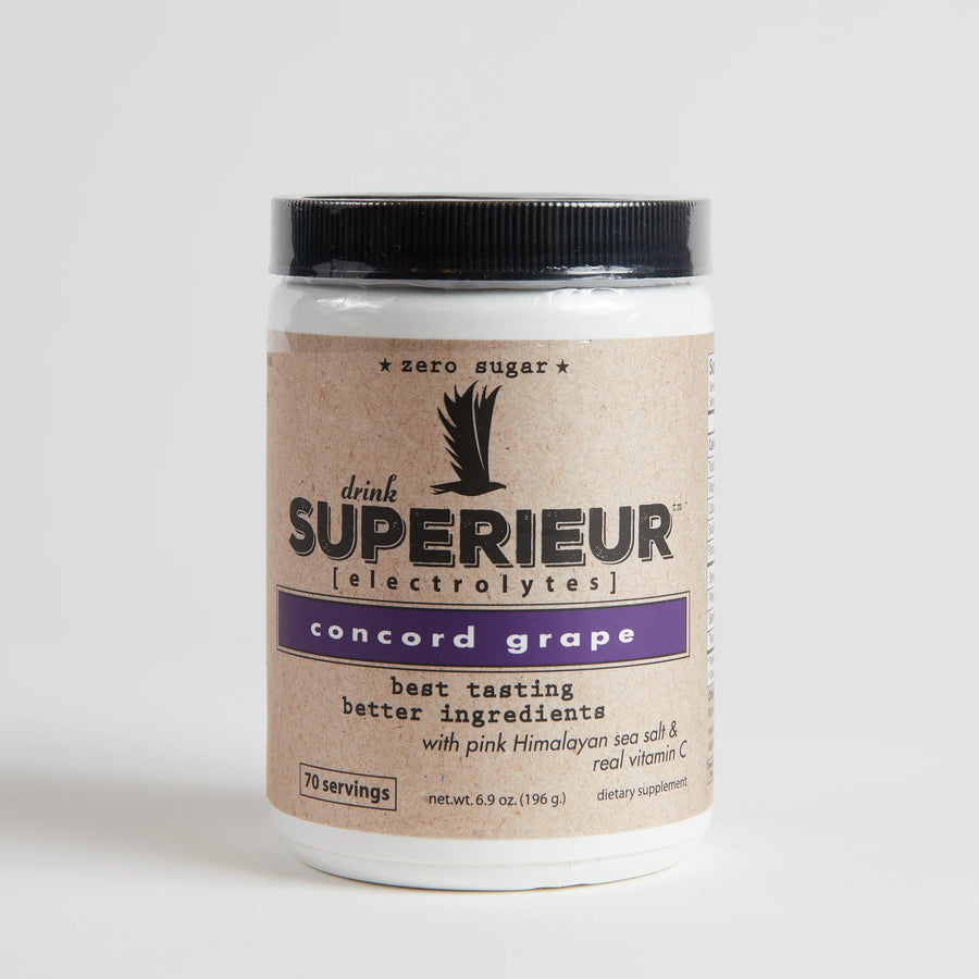 Superieur Electrolytes: Concord Grape - 70 servings