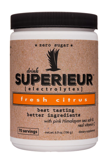 Superieur Electrolytes: Fresh Citrus - 70 servings