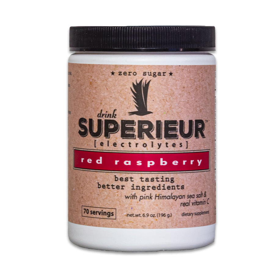 Superieur Electrolytes: Red Raspberry - 70 servings