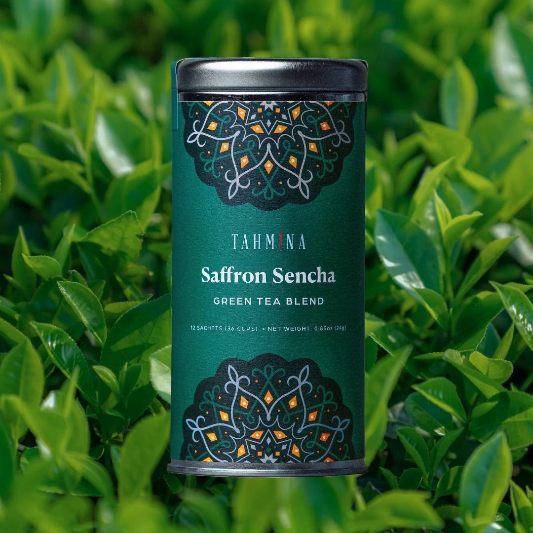 Tahmina Saffron Sencha Green Tea Blend 