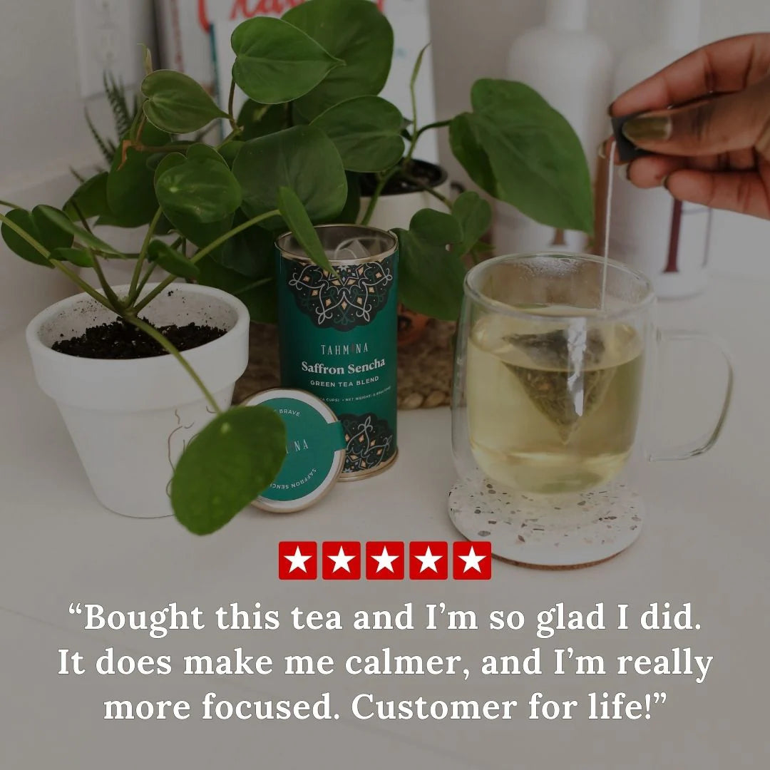 Tahmina Saffron Sencha Green Tea Blend Feedback