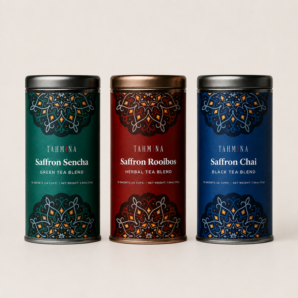 Tahmina Tea Blends: Premium Herbal Teas with Saffron