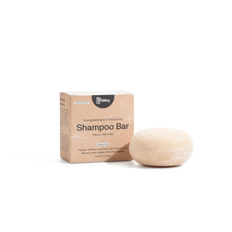 The Earthling: Shampoo Bar For Hair Strengthening - Vanilla Chai