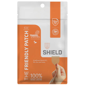 The Friendly Patch: Shield Wellness Patch - travel 8 pack