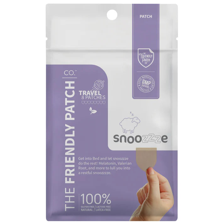 The Friendly Patch: Snooze Melatonin Sleep Patches - 28 Patches