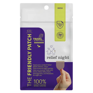 The Friendly Patch: Relief Night Patch - 8 pack for Soreness for sleep