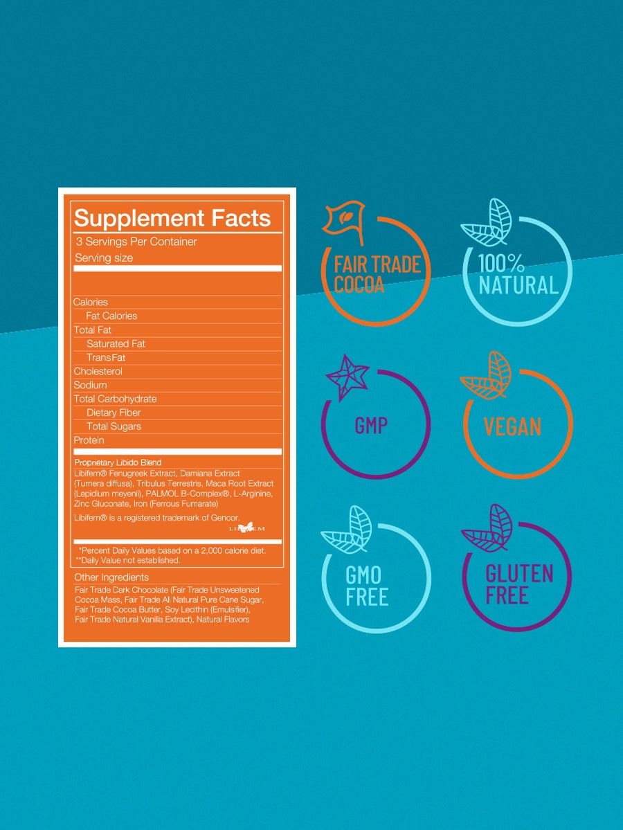 The Functional Chocolate Company: Sexy Chocolate - Libido Formula - Champagne & Berry