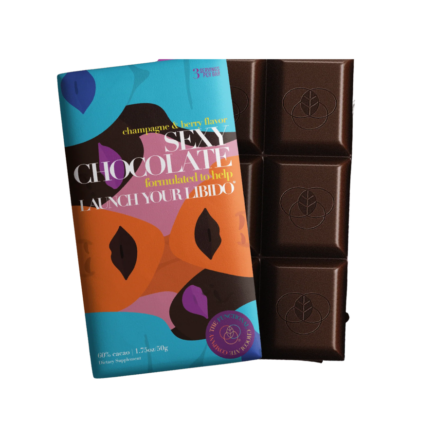 The Functional Chocolate Company: Sexy Chocolate - Libido Formula - Champagne & Berry