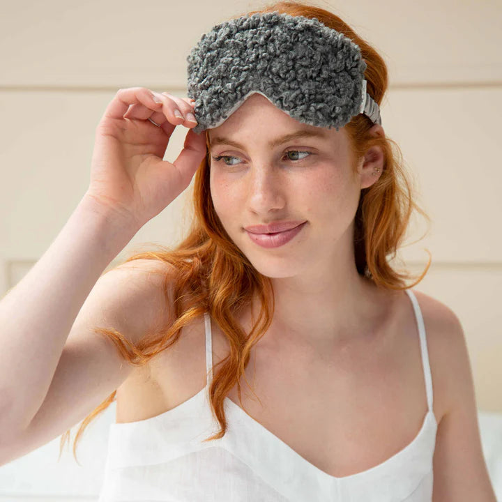 Tonic - Boucle Eye Mask in Ivy