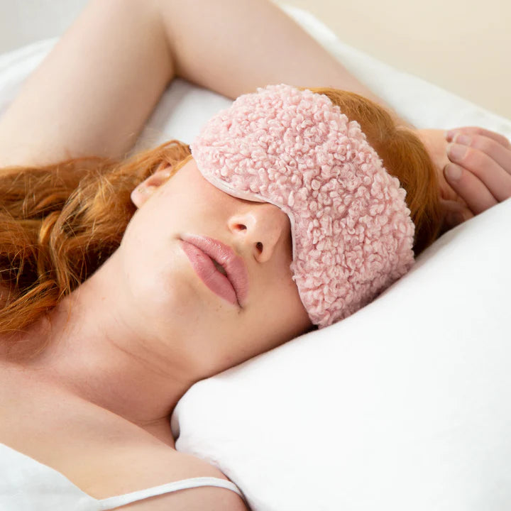 Tonic - Boucle Eye Mask in Rose Quartz