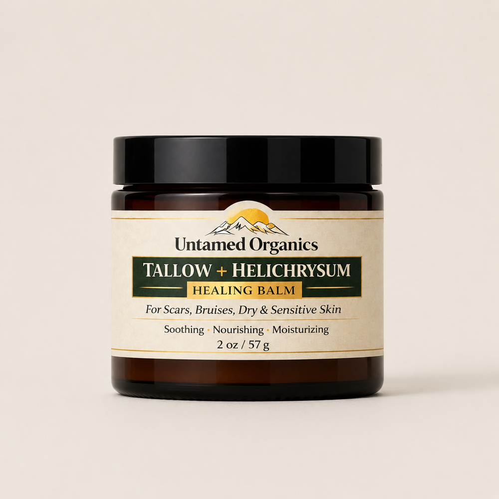 Untamed Organics: Tallow + Helichrysum Restorative Skin Balm