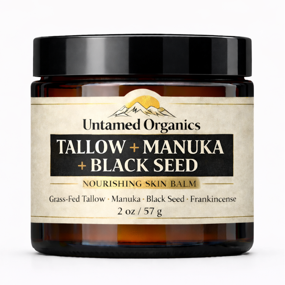 Untamed Organics: Tallow, Manuka Honey & Black Seed Skin Balm