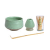 Urban Tokyo: 4 Piece Ceremonial Matcha Bowl Whisk Stand and Scoop Set