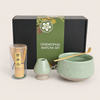 Urban Tokyo: 4 Piece Ceremonial Matcha Bowl Whisk Stand and Scoop Set