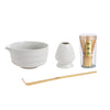 Urban Tokyo: 4 Piece Ceremonial Matcha Bowl Whisk Stand and Scoop Set