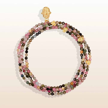 Karma & Luck - Peace and Protection - Tourmaline Wrap Bracelet
