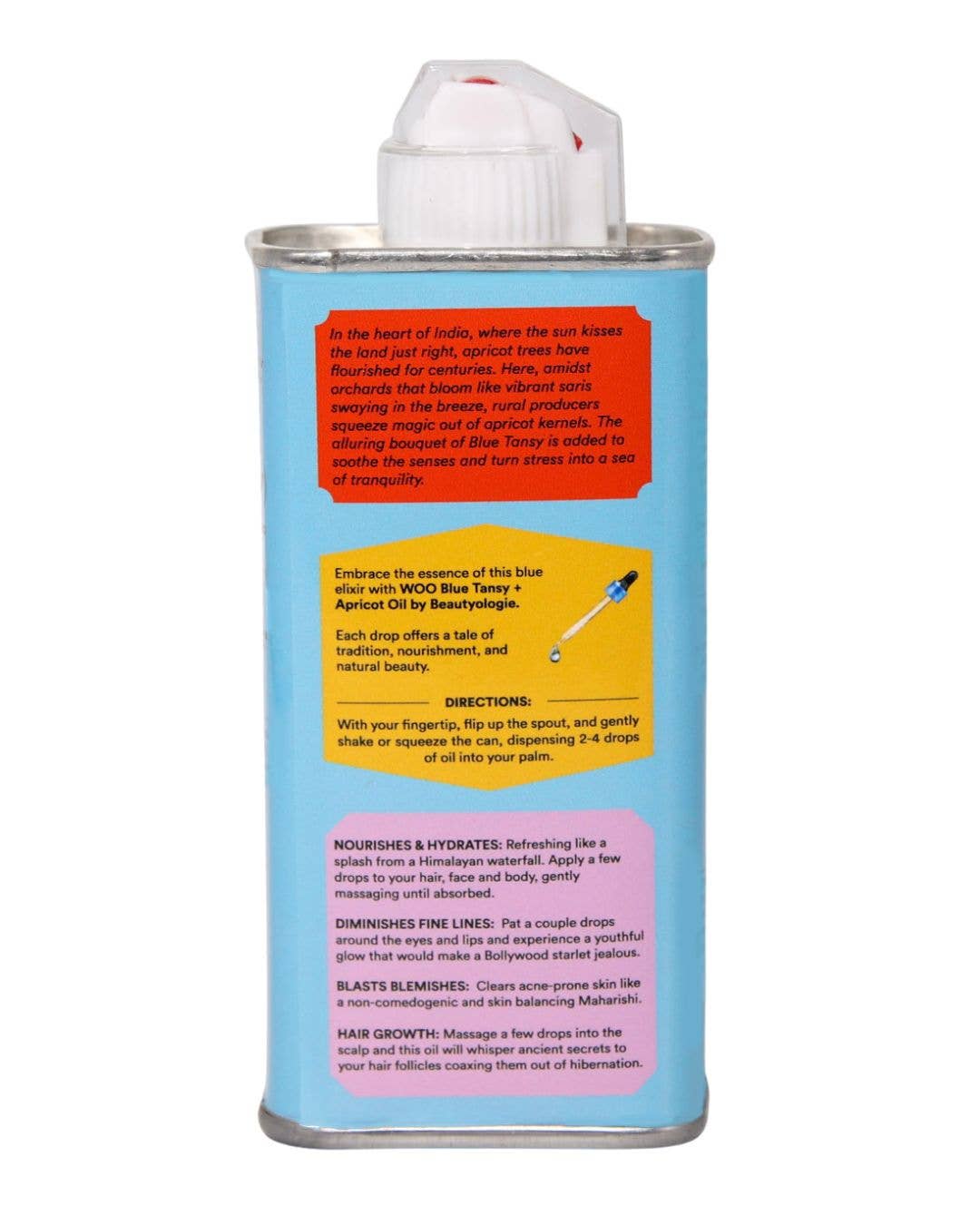 Blue Tansy + Apricot Kernel, Organic Oil for Face, Hair & Body