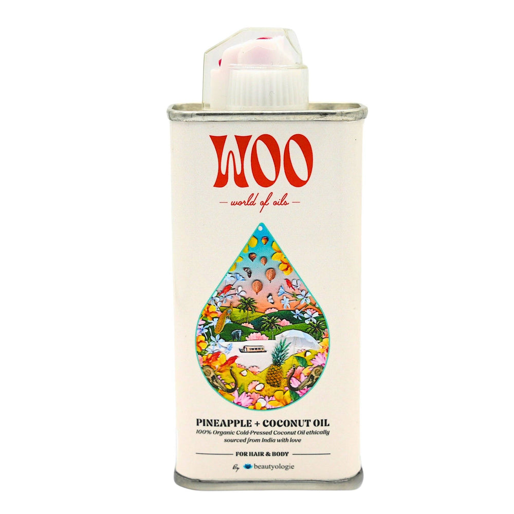 WOO World of Oils: Pineapple + Coconut Oil, 100% Organic