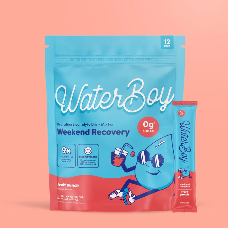 WaterBoy: Hydration + Weekend Recovery - Fruit Punch