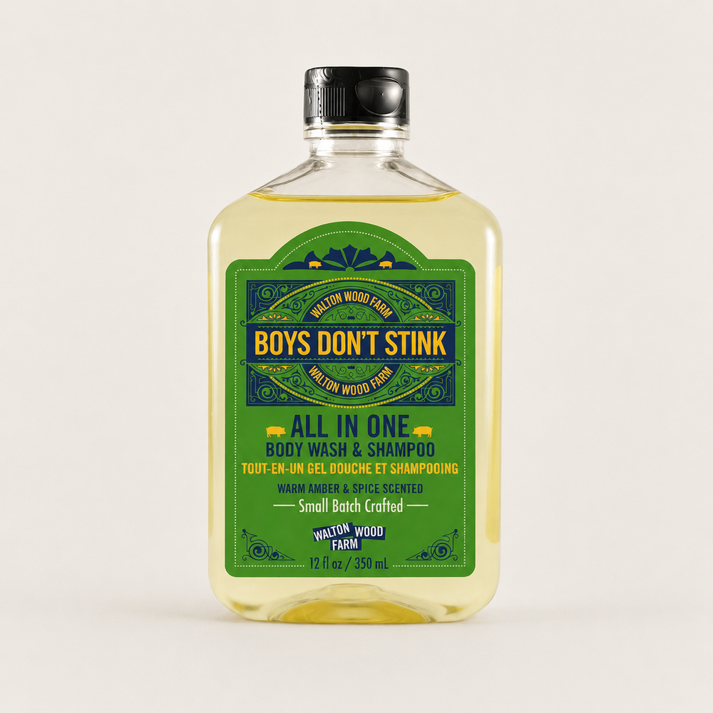 Walton Wood Farm Boys Don't Stink Body Wash & Shampoo