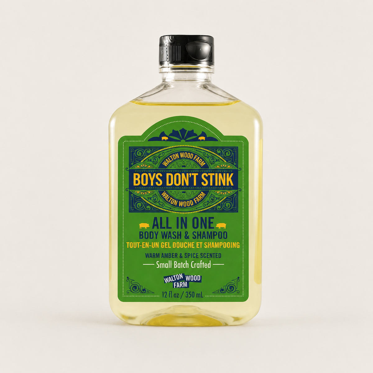 Walton Wood Farm Boys Don't Stink Body Wash & Shampoo
