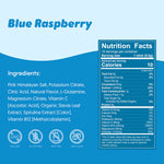 Waterboy Workout Hydration Drink Blue Raspberry Label