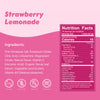 Waterboy Workout Hydration Drink Strawberry Lemonade Label