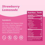 Waterboy Workout Hydration Drink Strawberry Lemonade Label
