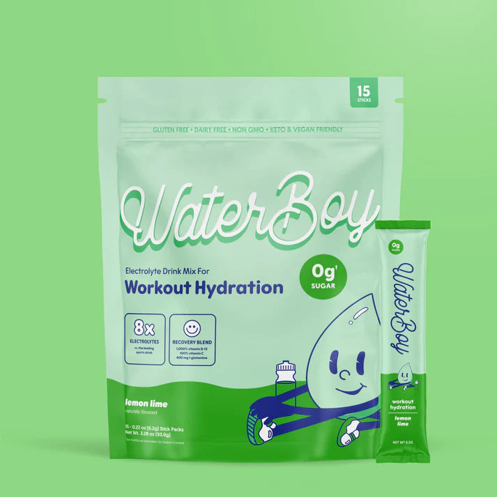 Waterboy Workout Hydration Lemon Lime